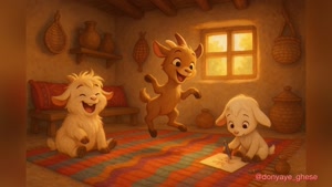 قصه ی مامان بُزی و بچه هاش_شنگول و منگول و حبه ی انگور