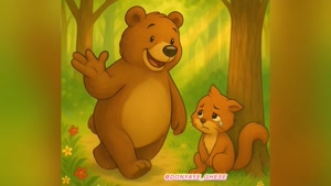 ترانه های کودکانه - قصه ی خرس مهربون و راز شادی هاش