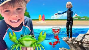 ماجراهای اسکای و فین - ماجراجویی‌های اقیانوس - خرچنگ‌سواری