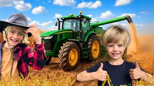 ماجراهای اسکای و فین - بهترین تراکتورها _ وسایل نقلیه مزرعه 