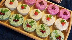 سینی فینگرفودها - طرز تهیه فینگرفود راتا مرغ