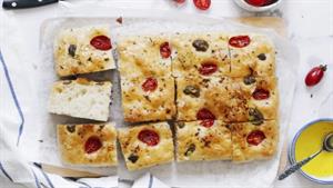 شیرینی پزی با آنا - طرز تهیه نان فوکاچو