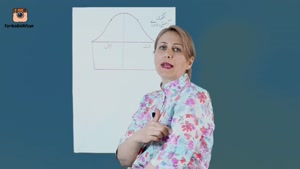 آموزش الگوی آستین لاله ای 