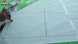 آموزش دوخت مانتو عبایی بدون الگو