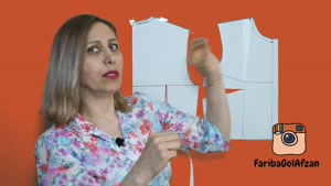 آموزش الگوی یقه دیپلمات یا ایستاده  