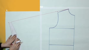 آموزش الگوی پالتوی کلاهدار بارانی کلاهدار
