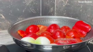 آشپزی با نواب ابراهیمی - طرز تهیه سوپ جو قرمز رنگ