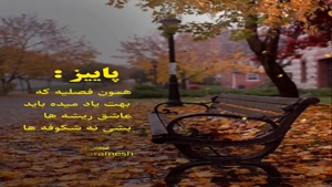 پاییز بهت اینو یاد میده/دانلود کلیپ غمگین
