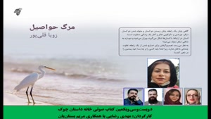  مجموعه داستان «مرگ حواصیل» نویسنده «زویا قلی­‌پور»بخش سوم
