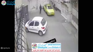 سرقت سریع ایسیو و باتری تاکسی سمند به دلیل نداشتن قفل ایسیو 