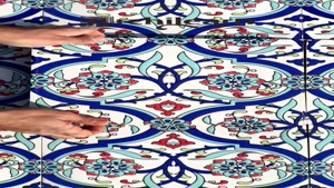 کاشی طرح دار با طرح سفارشی تولید شده توسط آرچی لرن