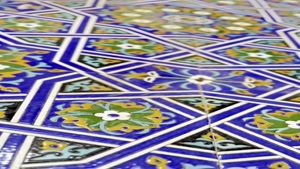 سرامیک کف با طرح سنتی ایرانی تولید شده توسط گروه آرچی لرن