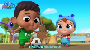 Little Angel - مسابقه شهربازی و قلعه شنی بیبی جان! 