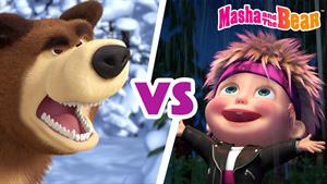 کارتون ماشا و میشا - درخت کریسمس را روشن کنید