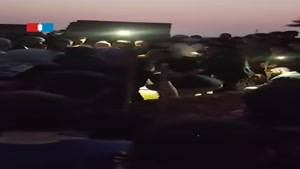 مراسم خاکسپاری احمد بالدی در اهواز