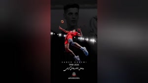 مراسم خاکسپاری ملی‌پوش والیبال ایران صابر کاظمی در آق قلا