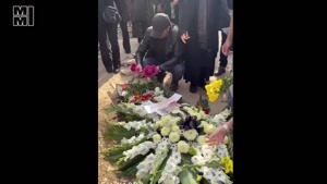 تصاویر و حواشی مراسم خاکسپاری همایون ارشادی در کرج