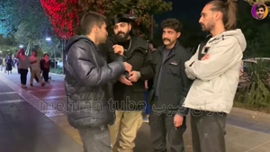 مصاحبه خیابانی با مردم از بازداشت تا خروج پژمان جمشیدی