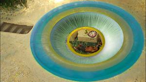 ساخت خانه درختی و پارک آبی متفاوت در دل جنگل