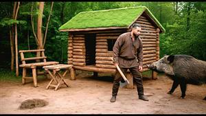 ساخت یک پناهگاه بوش‌کرفت در طبیعت وحشی 