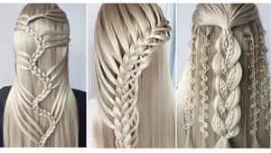 آموزش 3 مدل بافت مو زیبا و شیک