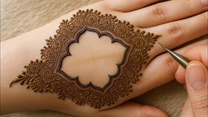 طراحی حنا روی دست / تتو با حنا