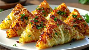 طرز تهیه سمبوسه کلم