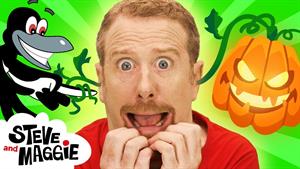 داستان سواری با هیولاهای هالووین برای بچه‌ها با استیو و مگی 