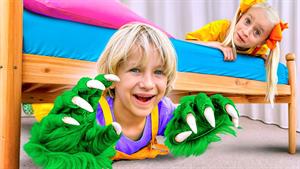 ماجراهای کاتیا و دیما - چه کسی زیر تخت پنهان شده است