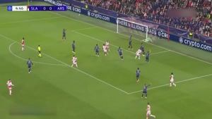 خلاصه بازی اسلاویا پراگ 0 - آرسنال 3