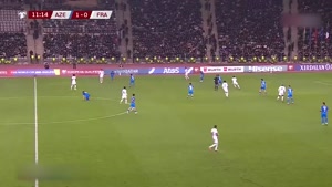 خلاصه بازی آذربایجان 1 - فرانسه 3