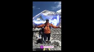 طی کردن اورست 5340 متری توسط سجاد سالاروند با 2 پروتز زانو