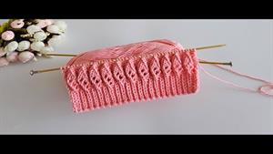 آموزش بافتنی _ بافت برگی