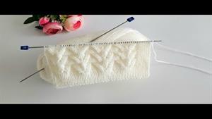 آموزش بافتنی _ بافت هفتی سه تایی