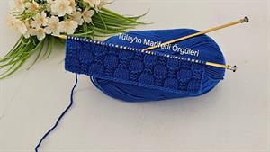 آموزش بافتنی _ بافت لونه زنبوری