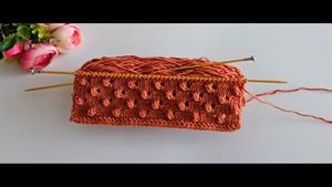 آموزش بافتنی _ بافت فندوقی