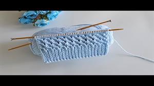 آموزش بافتنی _ بافت کج راه توری