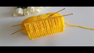 آموزش بافتنی _ بافت مدادی