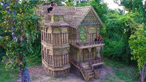 ساخت خانه ویلایی دو طبقه با طراحی لوکس