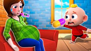 ماجراهای پیب - مامان یه بچه تو شکمش داره