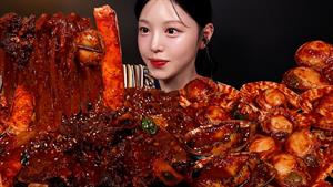 اسمر فود _ چالش خوردن خرچنگ و دنده کبابی