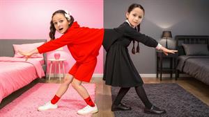 برنامه کودک مایا و مری - چالش هالوین صورتی و سیاه