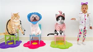 ناستیا و استیسی / بازی با دامپزشک اسباب‌بازی