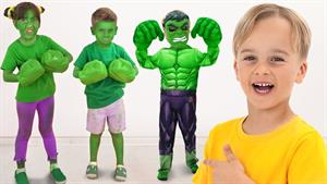 برنامه کودک ولاد و نیکی _ کریس و آلیس دوقلوها را شکست میدهند