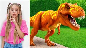 برنامه کودک ساشا _ زنده شدن دایناسور ها و اسباب بازی حیوانات