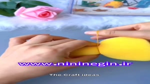 کاردستی خرس با اسکاچ ظرفشویی