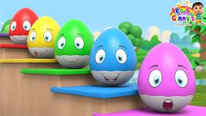 کارتون لئو و جینی _ آهنگ کودکانه تخم مرغ های سورپرایز