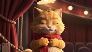 سانی، گربه بامزه در شهر حیوانات _ برنامه استعدادهای درخشان 