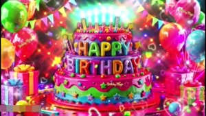 کلیپ شاد تولد 22 آبان / کلیپ شاد تولد / آهنگ تولد