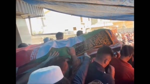 ویدیو جگرسوز تشییع پیکر صابر کاظمی ستاره والیبال ایران